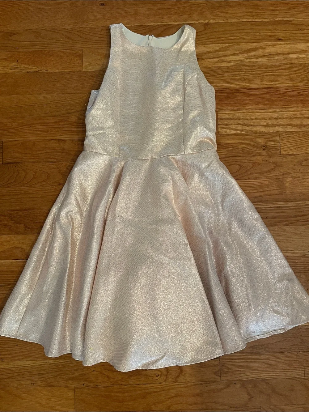 Un Deux Trois Sparkling Blush Sleeveless Party Dress
